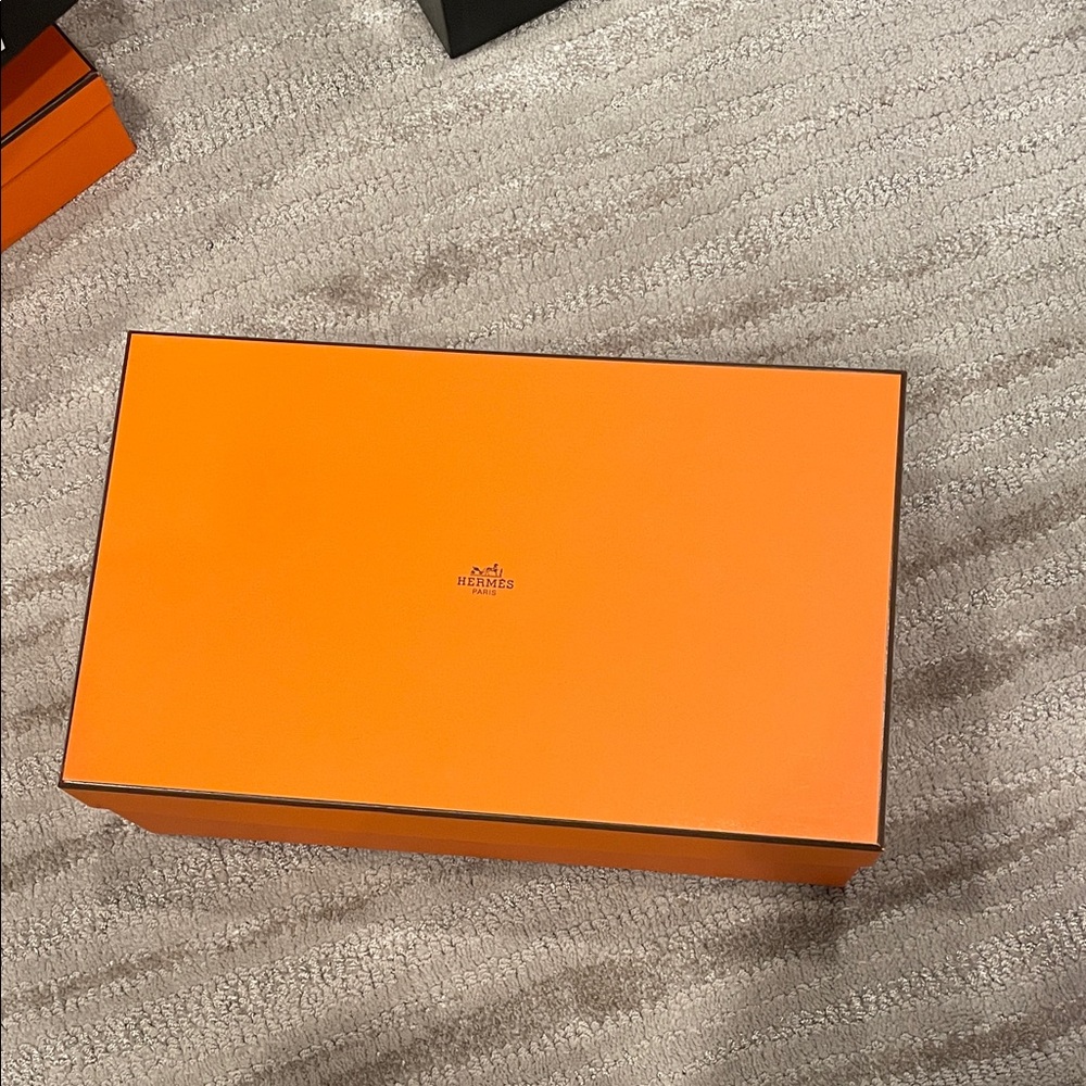Hermes sneaker box and tissue and dust bags
